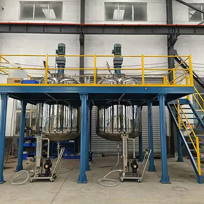 Marmita/tanque de mezcla para producto terminado