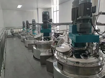 Línea de producción de formulaciones de SC terminada en la planta del cliente