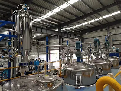 Línea de producción de formulaciones de SC terminada en la planta del cliente