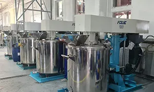 Mezcladoras de doble eje concéntricas en las instalaciones del cliente