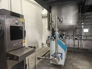 Dispersores en línea en las instalaciones de producción del cliente
