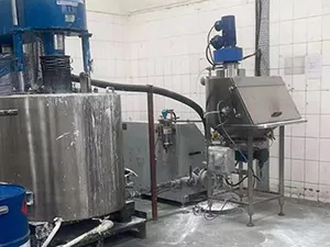 Dispersores en línea en las instalaciones de producción del cliente