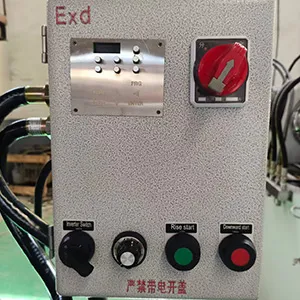 Panel de control a prueba de explosiones