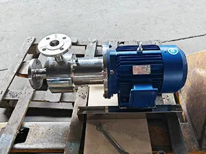 Bomba emulsionadora de alto cizallamiento para tuberías PWR lista para su entrega.