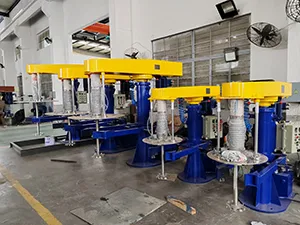 Dispersores de vacío listos para su entrega